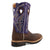 Twisted X Mens 12in Western Alloy Toe Brown/Purple Leather Work Boots