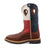 Twisted X Mens 12in Western Steel Toe Multi-Color Leather Texas Flag Work Boots