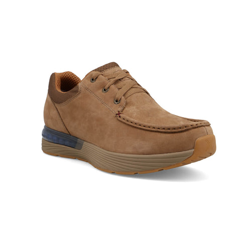 Twisted X Mens CellStretch Active Camel Leather Sneakers Shoes