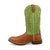Twisted X Mens 13in Top Hand Peanut/Dark Citron Leather Cowboy Boots