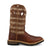 Twisted X Mens 12in Western EH SR Rustic/Lion Tan Leather Work Boots