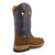 Twisted X Mens 12in Western WP Alloy Toe Clay/Peacock Leather Work Boots