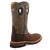 Twisted X Mens 12in Western Nano Toe Brown/Grey Leather Work Boots