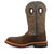 Twisted X Mens 12in Western Nano Toe Brown/Grey Leather Work Boots