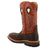 Twisted X Mens 12in Western Nano Toe WP Brown/Orange Leather Work Boots