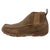 Twisted X Mens 4in Driving Moc Bomber Leather Chelsea Boots