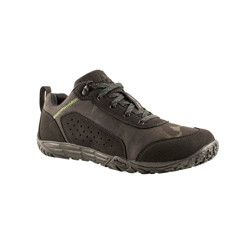 Belleville Mens MINI-MiL Low-Cut Barefoot Activity Black/Camo Faux Leather Shoes