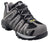 Nautilus Mens Composite Toe ESD Athletic W Grey/Black Faux Leather Shoes