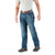 Berne Mens Dark Wash Cotton Blend Highland Flex Bootcut Jeans