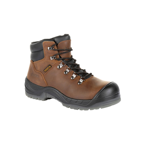 Rocky Womens Brown Leather WorkSmart CT Work Boots