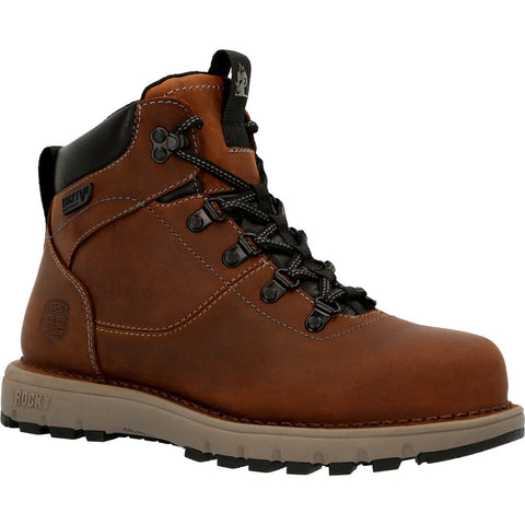 Rocky Womens Brown Leather WP Legacy 32 Work Boots