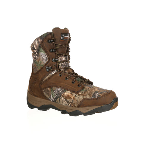 Rocky Mens Realtree Xtra Leather Retraction WP 800G Hunting Boots