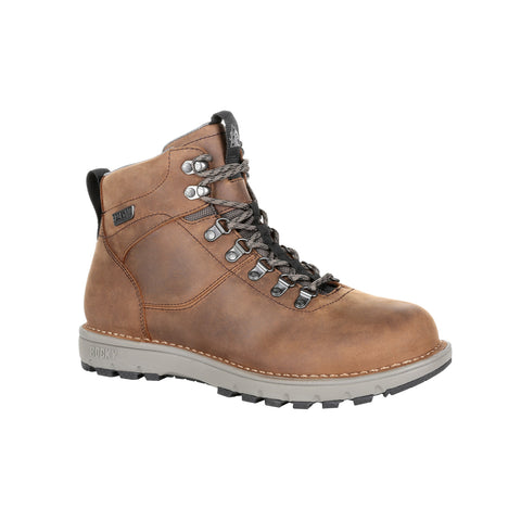 Rocky Mens Brown Leather Legacy 32 WP Outdoor Hiking Boots