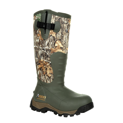 Rocky Womens Realtree Edge Rubber Sport Pro 1200G Outdoor Hunting Boots