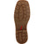 Rocky Mens Red/Dark Brown Leather WorkSmart 11in CT WP Cowboy Boots
