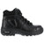 Reebok Mens Black Leather 6in Athletic Sport Boots Trainex Comp Toe