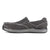 Rockport Mens Charcoal Textile Work Shoes Langdon Casual Slip-On CT