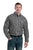 Berne Mens Plaid White Black Cotton Blend Foreman Flex Button Down Shirt L/S