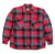 Berne Mens Plaid Red E 100% Cotton Flannel Shirt Jacket L/S