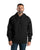 Berne Mens Black Cotton Blend Pullover Hooded Sweatshirt