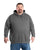 Berne Mens Graphite Cotton Blend Pullover Hooded Sweatshirt