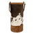 STS Ranchwear Womens Vaquero Single Wine Cowhide/Tan Leather Tote Bag