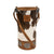 STS Ranchwear Womens Vaquero Single Wine Cowhide/Tan Leather Tote Bag