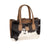 STS Ranchwear Womens Classic Josie Distressed Brown Cowhide Satchel Bag