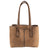 STS Ranchwear Womens Cowhide Josie Distressed Brown Leather Tote Bag
