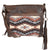 STS Ranchwear Womens Guadalupe Serape Olivia Multi-Color Leather Crossbody Bag