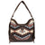 STS Ranchwear Womens Guadalupe Serape Hobo Multi-Color Leather Handbag Bag