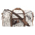 STS Ranchwear Unisex Cowhide Rustler Duffle Distressed Brown Leather Duffel Bag