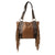 STS Ranchwear Womens Boho Cowgirl Large Brown/Tan Leather Tote Bag