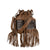 STS Ranchwear Womens Boho Cowgirl Brown/Tan Leather Bucket Bag