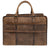 STS Ranchwear Unisex Cowhide Pet Carrier Brown Leather/Canvas Carry-On Bag