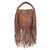STS Ranchwear Womens Indie Cowhide Sugar Brown Leather Satchel Bag