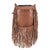 STS Ranchwear Womens Indie Cowhide Brown Leather Saddle Bag