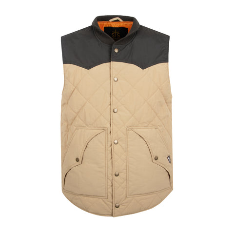 STS Ranchwear Mens Pagosa Khaki Cotton Blend Cotton Jacket