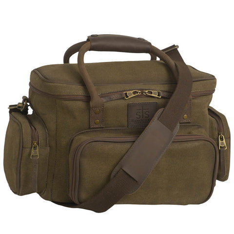 STS Ranchwear Unisex Trailblazer Field Brown Canvas/Leather Duffel Bag