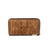 STS Ranchwear Womens Vaquero Bentley Cowhide/Tan Leather Zip Around Wallet