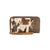 STS Ranchwear Womens Vaquero Bentley Cowhide/Tan Leather Zip Around Wallet