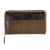 STS Ranchwear Womens Boho Cowgirl Juniper Brown/Tan Leather Zip Around Wallet