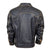 STS Ranchwear Mens Jesse James Antique Black Leather Jacket