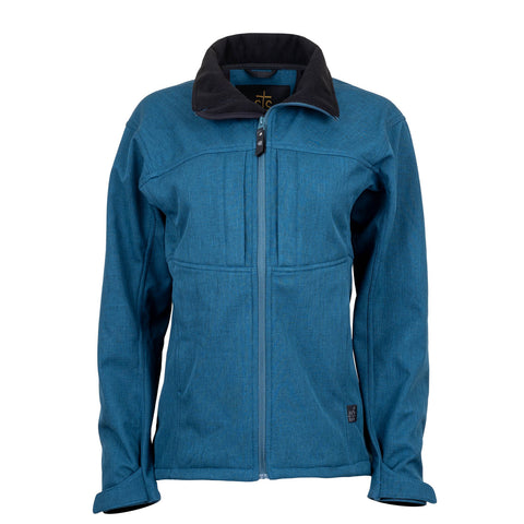 STS Ranchwear Womens Weston Teal Poly/Spandex Softshell Jacket
