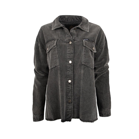 STS Ranchwear Womens Abby Shirt Charcoal 100% Cotton Cotton Jacket