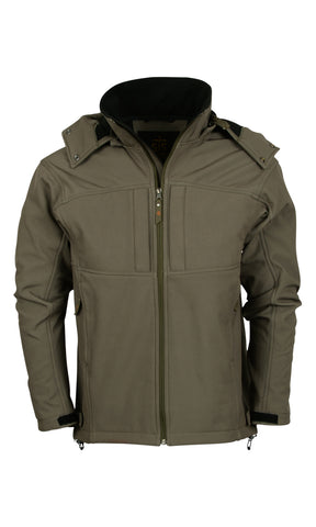 STS Ranchwear Youth Unisex Weston Olive Poly/Spandex Athletic Shell Jacket