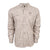 STS Ranchwear Mens Fischer Performance Khaki Bull Print Nylon/Spandex L/S Shirt