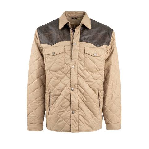 STS Ranchwear Womens Ransom Khaki/Brown 100% Polyester Softshell Jacket