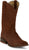 Tony Lama Mens Amado 12in Western Cognac Suede Cowboy Boots