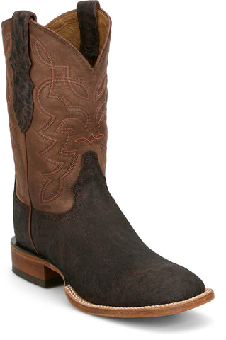 Tony Lama Mens Maldor 11in Western Barnwood Leather Cowboy Boots